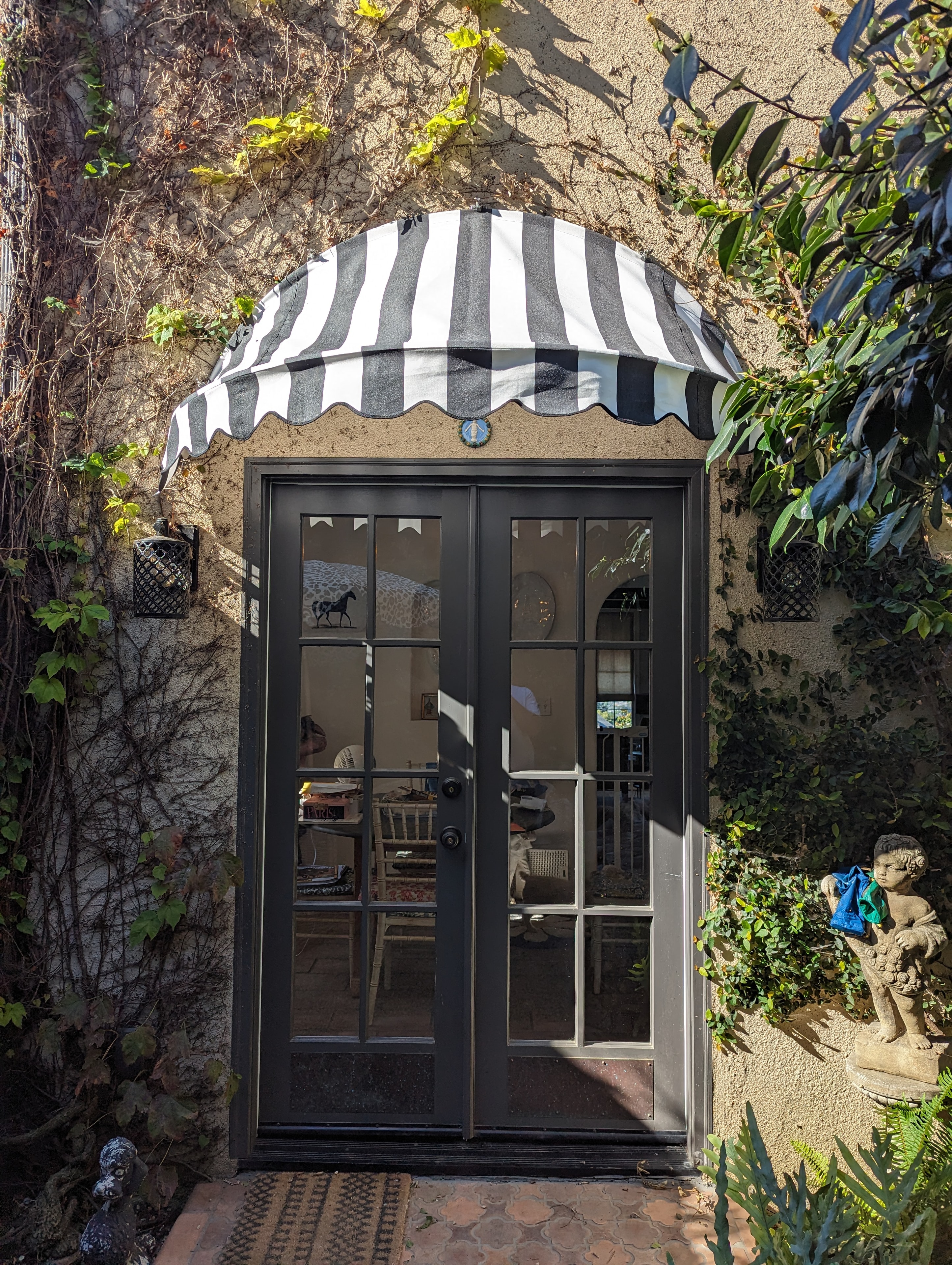 Residential awning installation